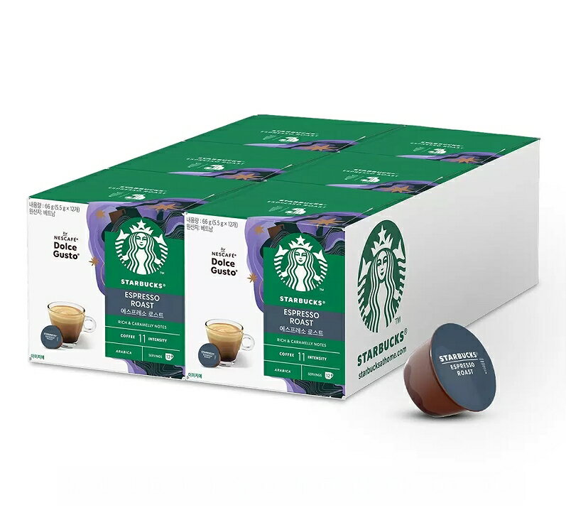 [COSCO代購5] D145812 星巴克 濃縮烘焙咖啡膠囊 72顆 適用NESCAFE Dolce Gusto機器
