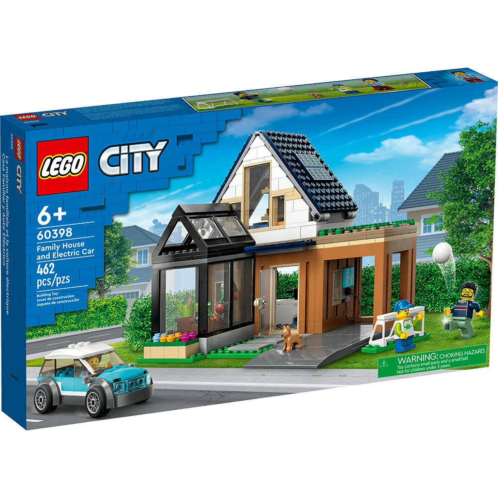 樂高LEGO 60398 My City 城市系列 城市住家和電動車