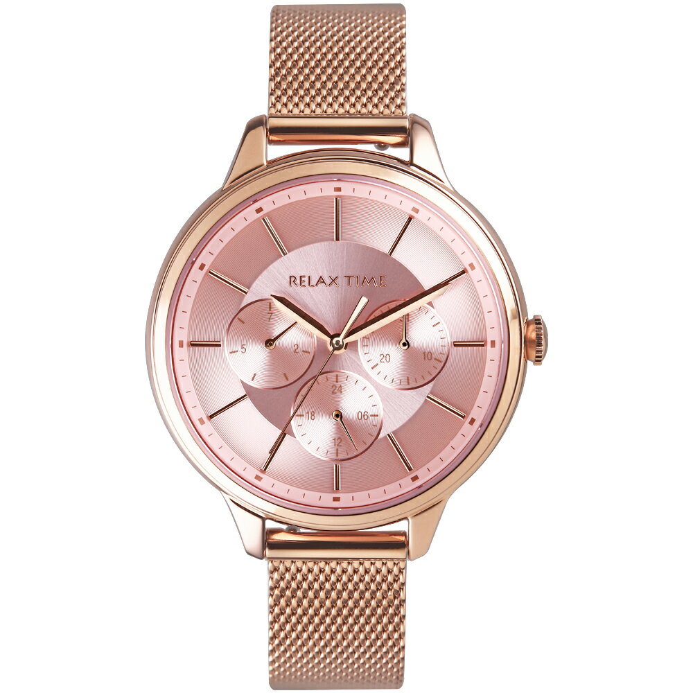 送禮首選★RELAX TIME 米蘭錶帶系列腕錶RT-79-3 附提袋【全館滿額折價★APP下單4%點數回饋】