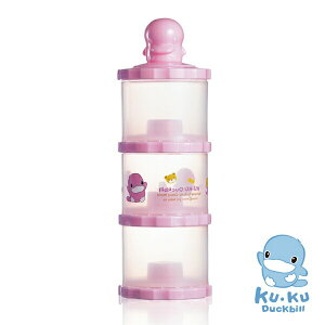【愛吾兒】酷咕鴨 Ku.Ku獨立式副食品奶粉罐(加大容量)-藍色/粉色(KU5430)