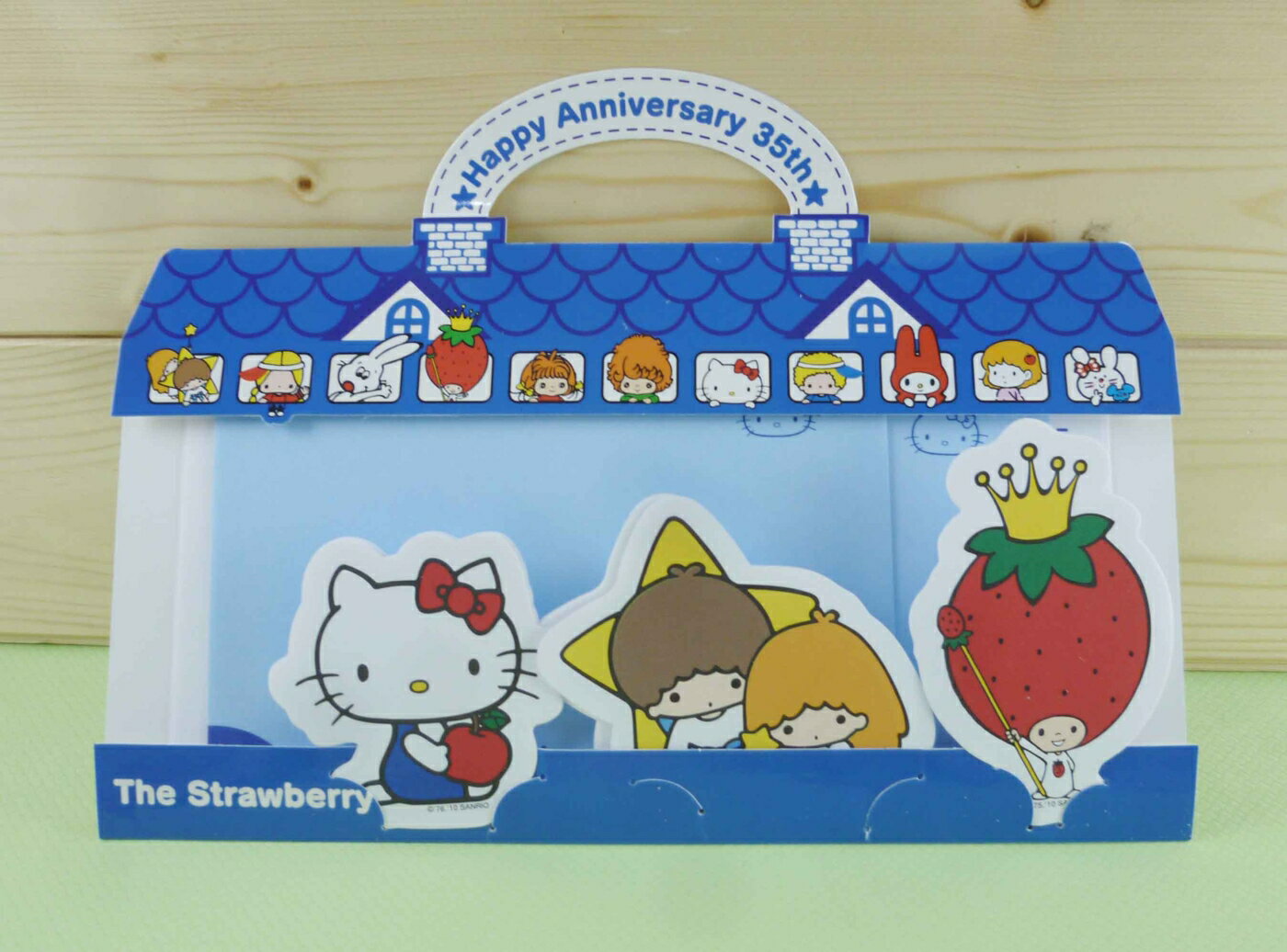 【震撼精品百貨】Hello Kitty 凱蒂貓 信紙組 藍草莓 震撼日式精品百貨