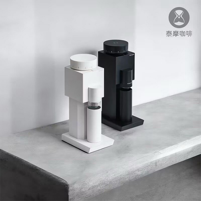 【沐湛咖啡】泰摩 Bricks錐魔電動家用磨豆機 黑色/白色 保固1年(贈毛刷.吹球.噴霧瓶)