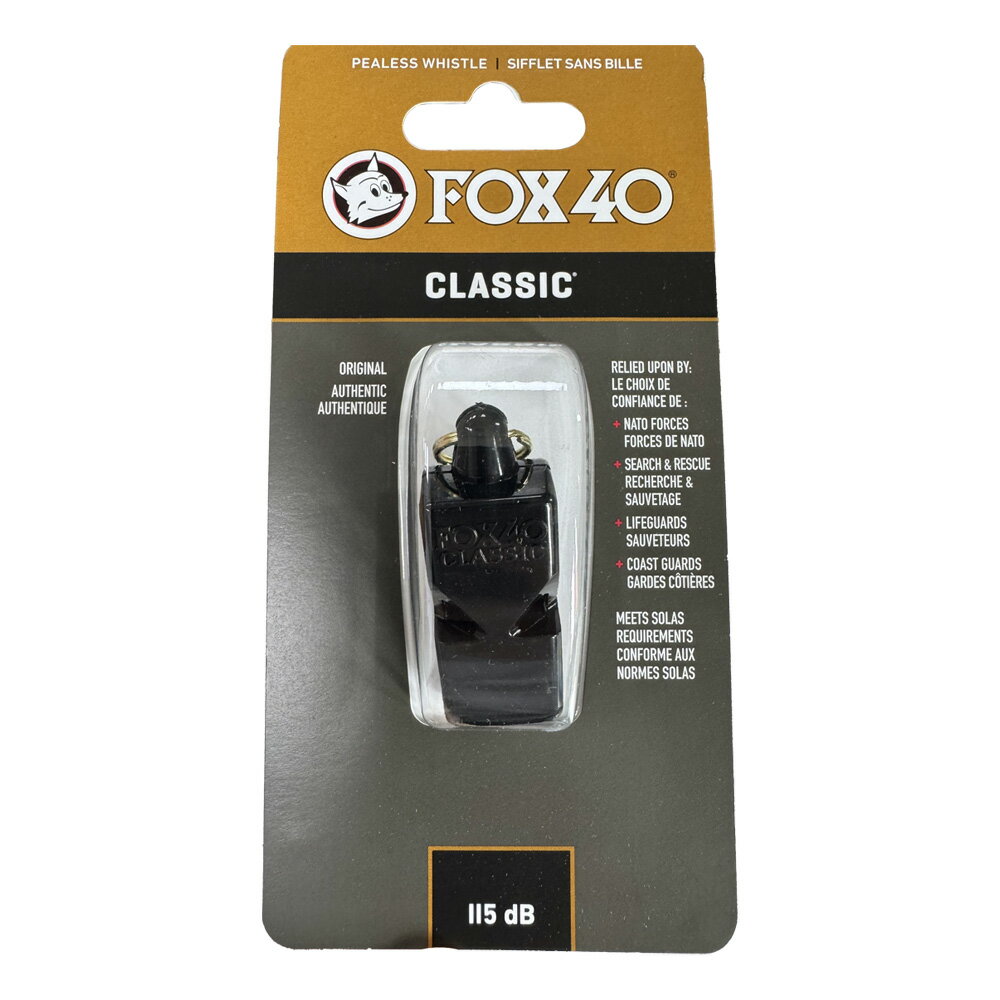 【史代新文具】FOX 40 黑色爆音哨/口哨/哨子