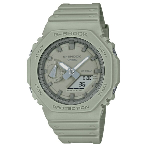 CASIO 卡西歐 G-SHOCK系列 GA-2100NC-3A 大地風格休閒指標腕錶 大地綠 45.4mm｜樂天全館特惠中★指定刷卡回饋10%