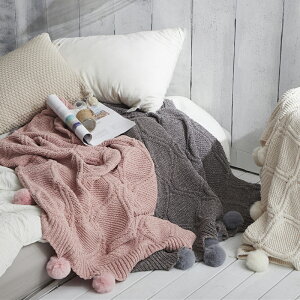 北歐雪尼爾針織毛毯被子春秋毛巾毯辦公室午睡空調毯沙發用蓋毯子