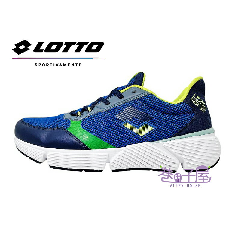 【剪標品出清】LOTTO樂得 男鞋 拼接 運動鞋 慢跑鞋 [LTM26] 藍【巷子屋】