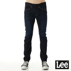 Lee 733 低腰合身小直筒牛仔褲/UR-男款-藍