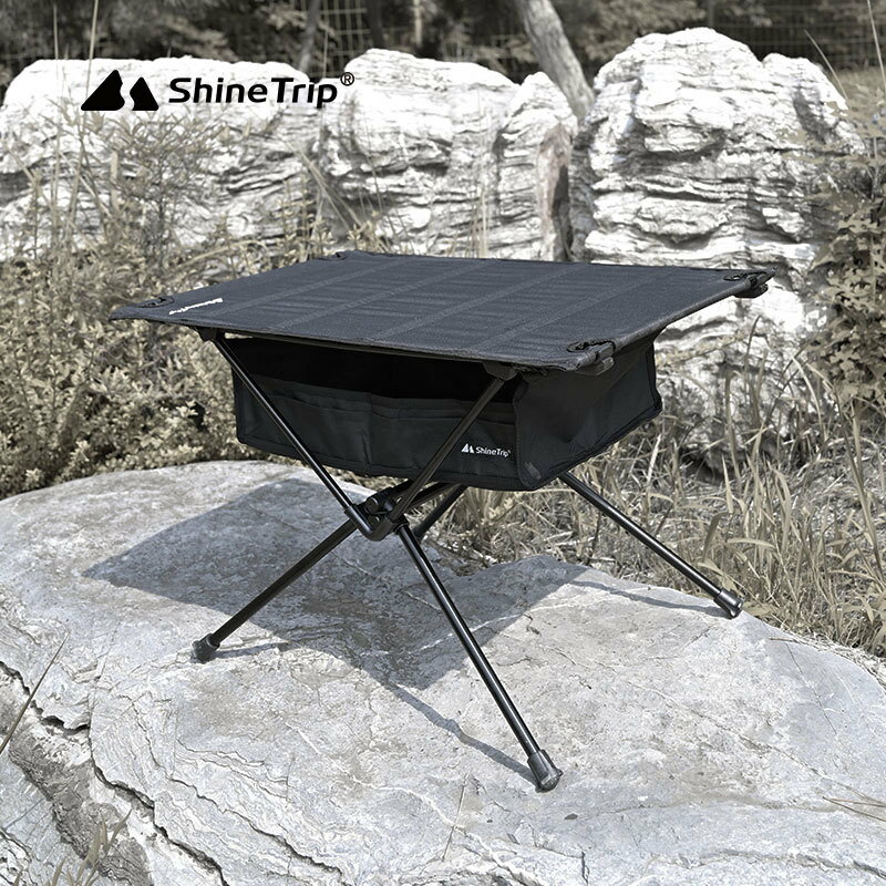 便攜式布面折疊桌多功能戶外鋁合金野餐戰術桌輕量化露營桌子野外