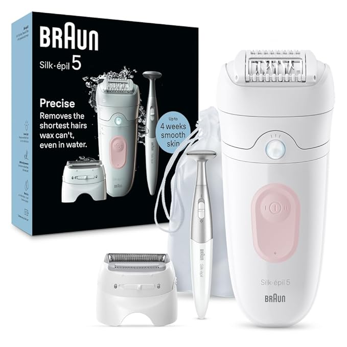 Braun【日本代購】百靈Silk-épil 7 脫毛器,乾濕兩用持久光滑肌膚SE7
