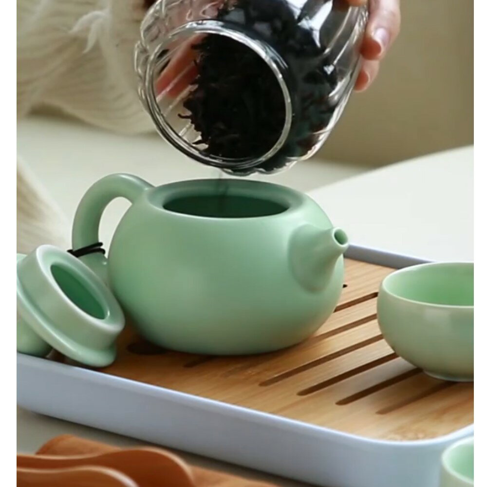 美麗大街【112122809】一壺2杯德化定窯茶具組定 製陶瓷便攜旅行茶具(全套組)