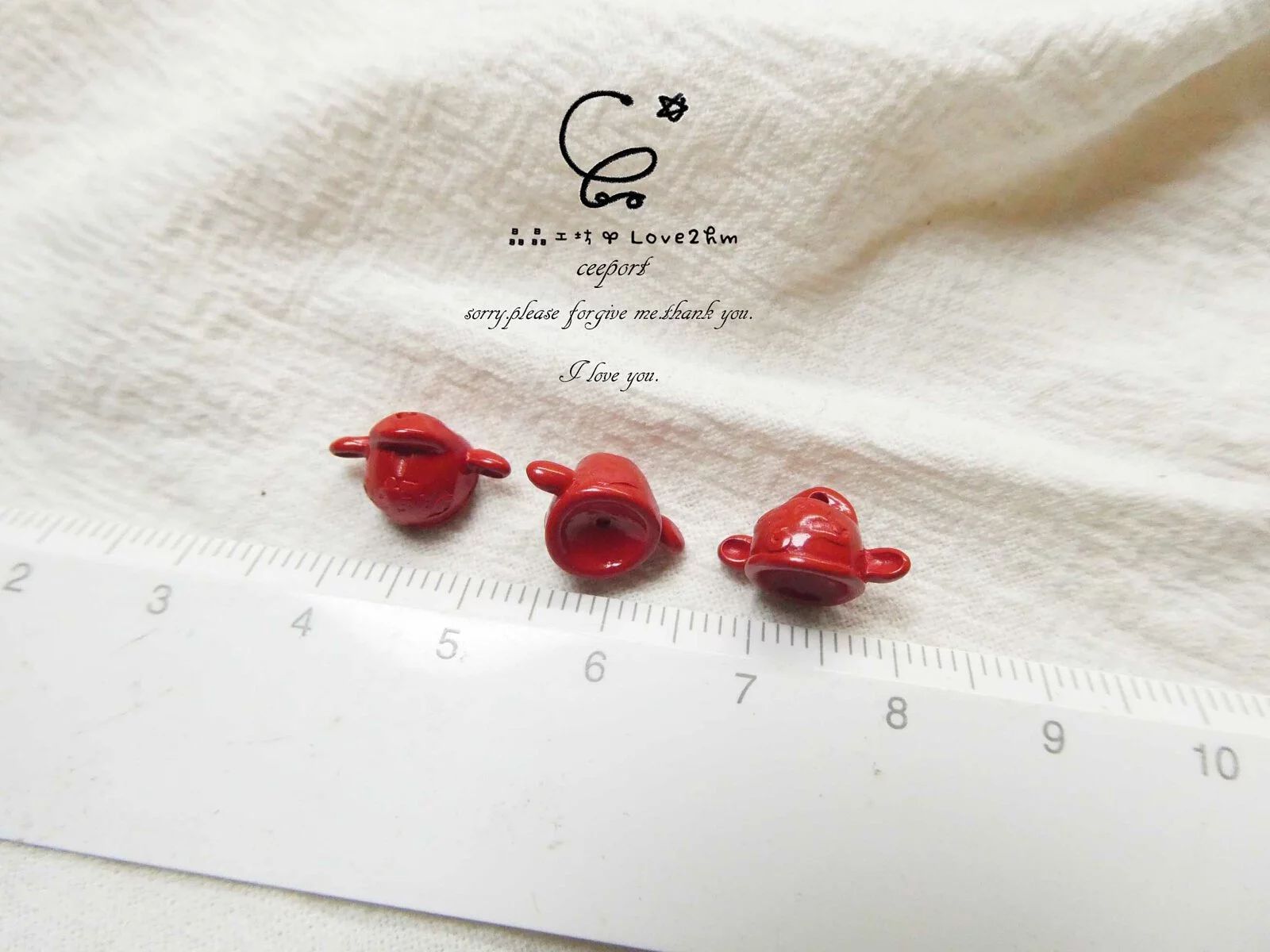 85%硃砂官帽(狀元帽2入) 硃砂 水晶飾品 晶晶工坊-love2hm