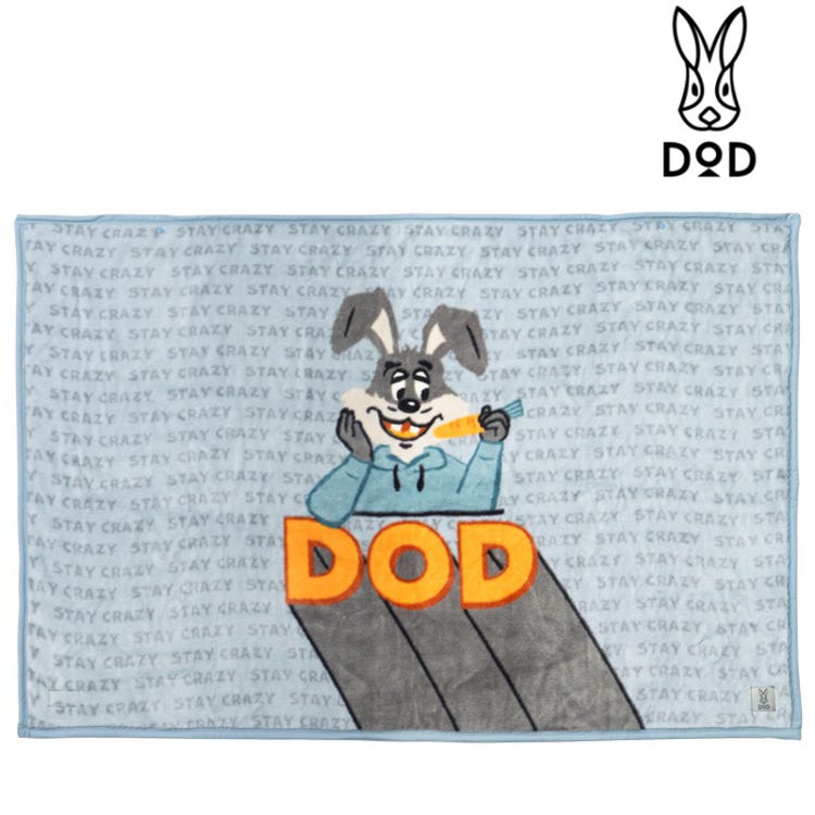 DOD 日本營舞者 DP 大學兔防炎絨毯 M MF1-089-GY