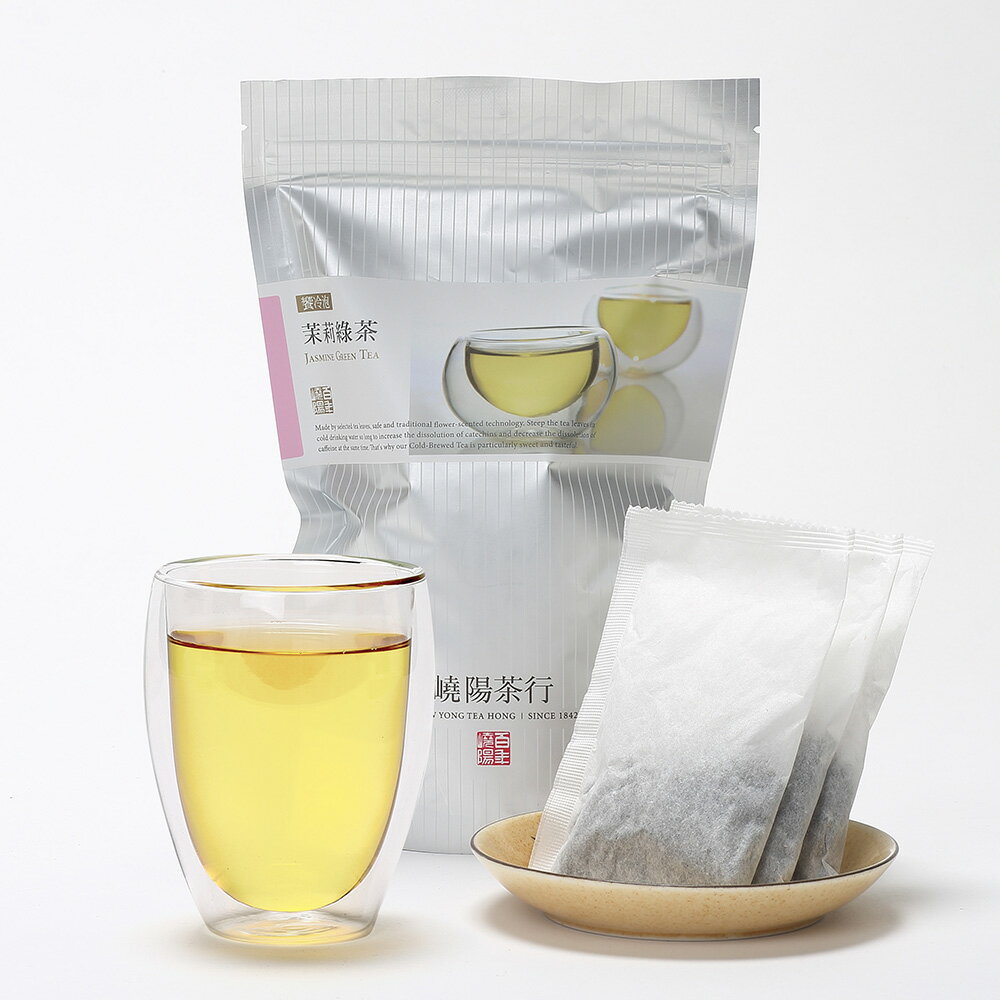 嶢陽茶行 茉莉綠茶 冷泡茶500ml專用茶包 (18包入) 饗冷泡