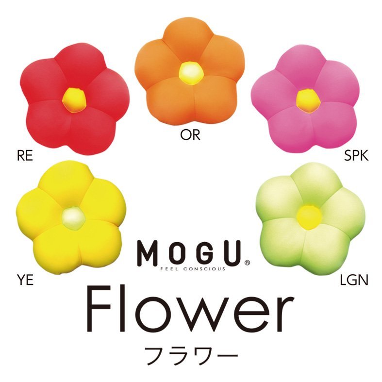 日本【MOGU】繽紛花朵 抱枕/舒壓靠枕/枕頭/造型坐墊
