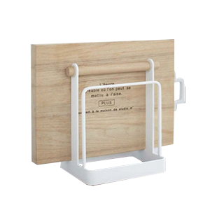 廚房收納框砧板架型瀝水瀝乾日系簡約風多功能置物架-砧板架【AAA5595】