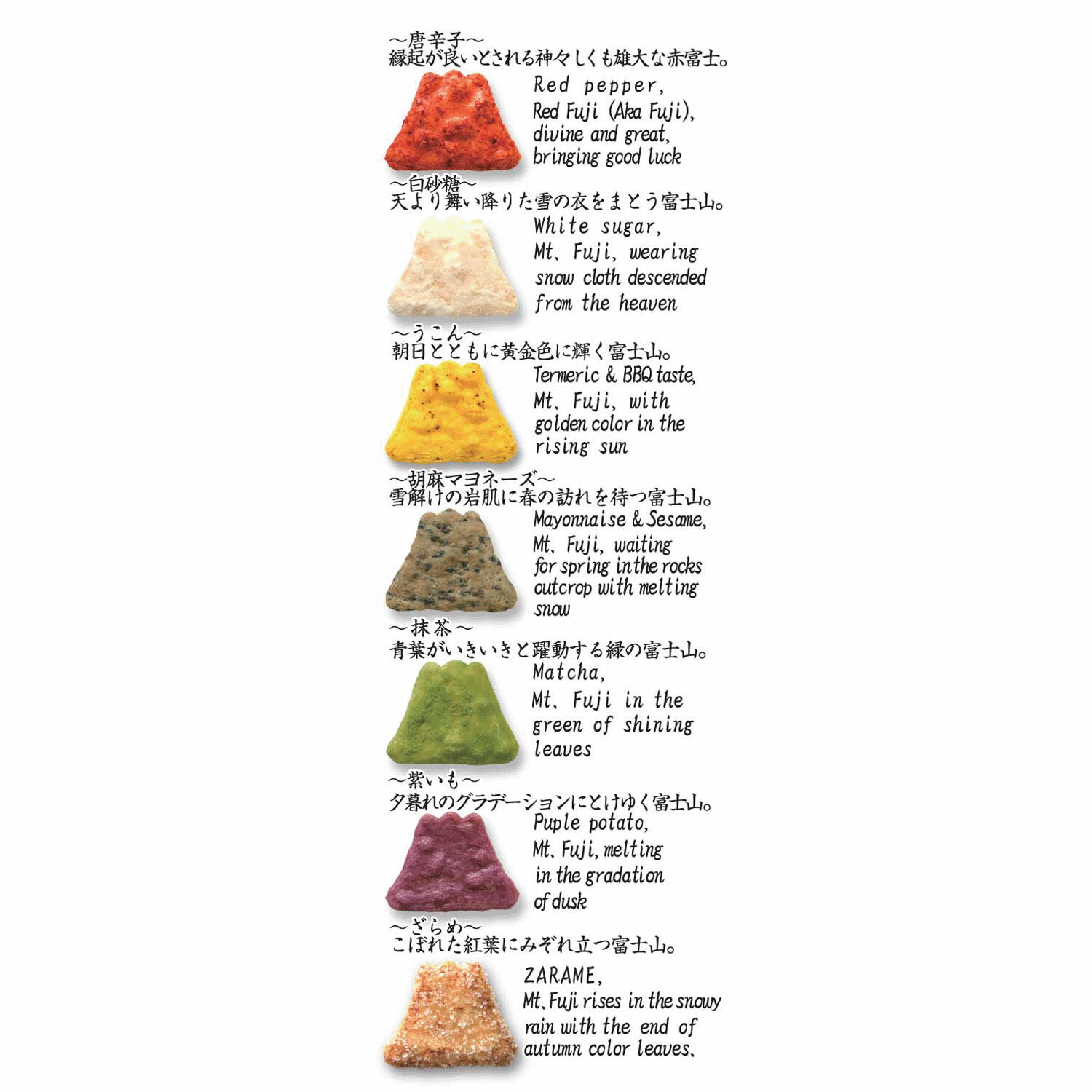 【多入組】日本 富士山七變化仙貝 煎餅 米果 靜岡伴手禮 富士山伴手禮 河口湖 送禮 仙貝 零食 禮盒 7