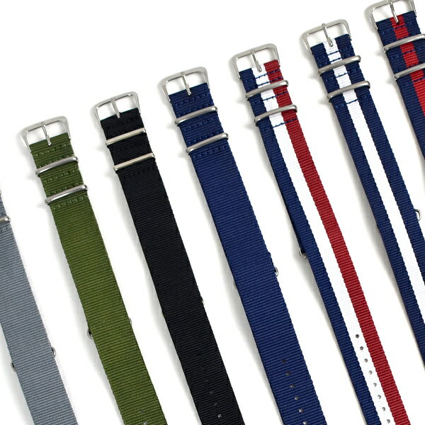 錶帶 22mm帆布錶帶【NEA33】