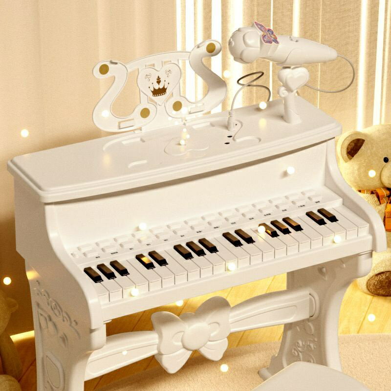 電子琴鋼琴初學者可彈奏家用樂器入門鋼琴小訓練創造趣味女生日禮物交換小朋友鋼琴音樂學習