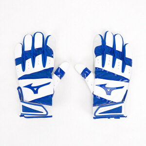 Mizuno [330417.5252] 打擊手套 棒壘球 運動 訓練 比賽 耐用 透氣 服貼 美津濃 一雙 水藍