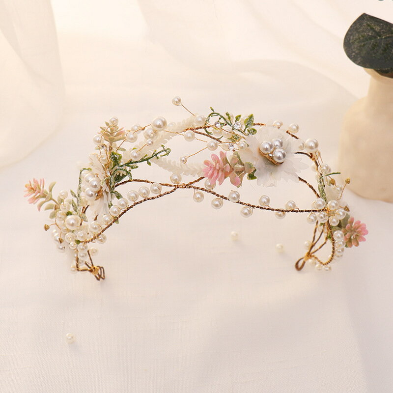 瑪姬現貨新娘飾品-韓式精美聖誕頭飾花環--瑪姬主義