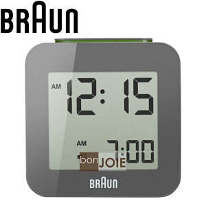 ::bonJOIE:: 美國進口 Braun BNC008 Alarm Clock 百靈數位鬧鐘 (灰色款)(全新盒裝) 博朗 時鐘 德國