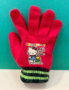 【震撼精品百貨】Hello Kitty 凱蒂貓 三麗鷗 KITTY 兒童針織手套-紅#30990 震撼日式精品百貨