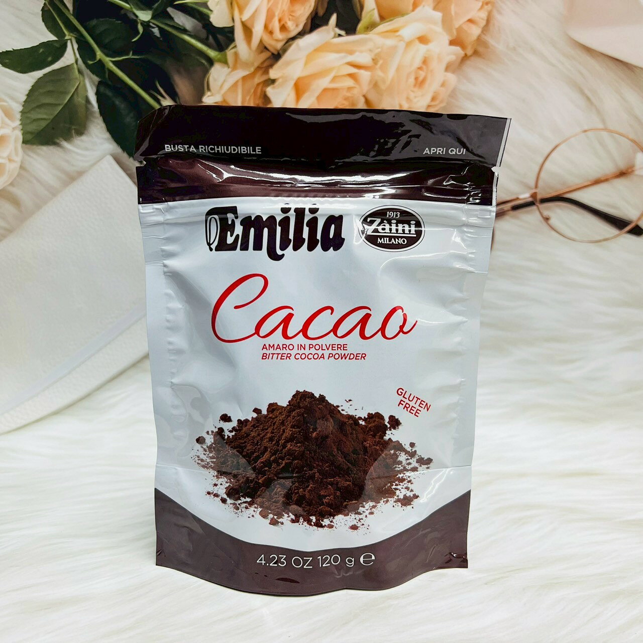 義大利 ZAINI 採霓 Emilia Cocoa 無糖可可粉 120g 可可粉 無糖 無砂糖可可粉｜全店$299 全家取貨免運｜滿額折500｜APP下單最高賺19%點數⚡