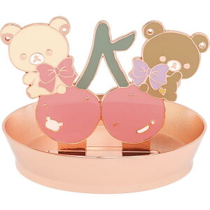 【震撼精品百貨】Rilakkuma San-X 拉拉熊懶懶熊~拉拉熊 鬆弛熊飾品盤 置物盤(寶石櫻桃)*81409