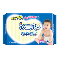 滿意寶寶 純水 超柔感 濕毛巾 厚型 80張/包