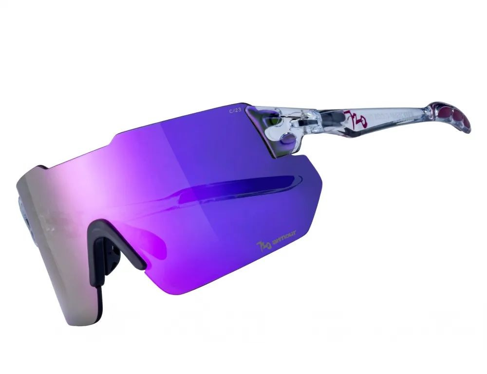 《720armour》運動太陽眼鏡 Kamikaze C9 B369C9-3 透明冰塊/灰紫羅蘭