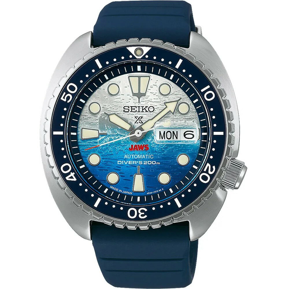 seiko精工錶 Prospex JAWS 4R36-17H0B(SRPL81K1)50週年限量 大白鯊聯名 200米潛水機械錶-45mm｜樂天全館特惠中★指定刷卡回饋10%