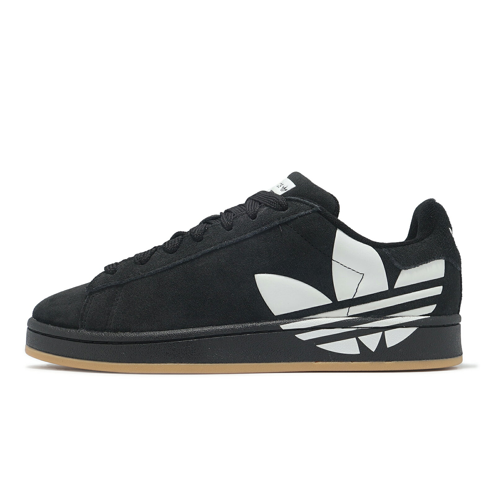 adidas 休閒鞋 Campus 00s 男鞋 女鞋 黑 白 膠底 復古 麂皮 大Logo 愛迪達 JQ6339