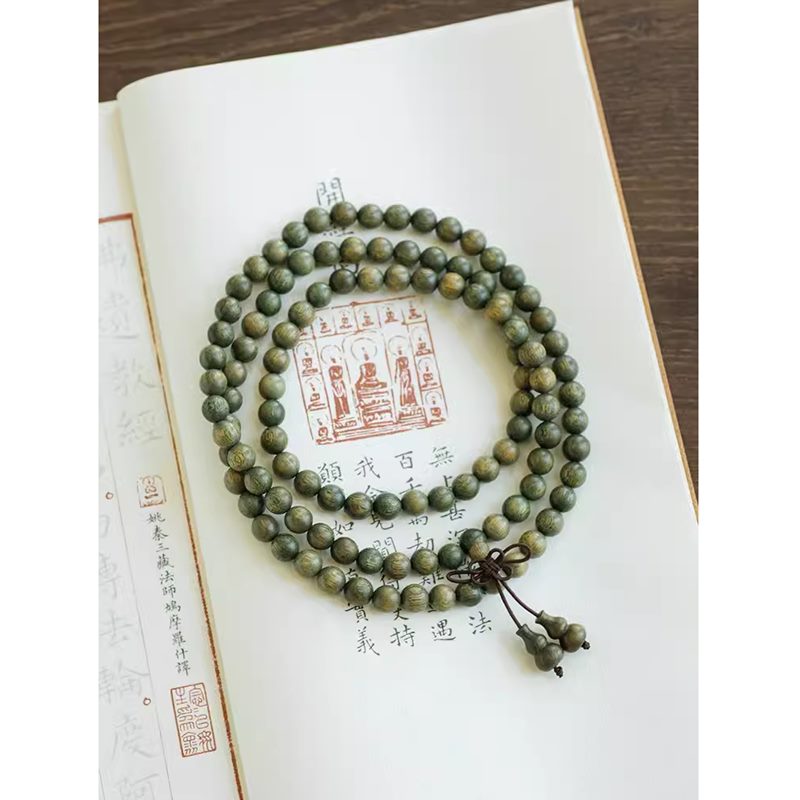 【巴黎精品】佛珠108顆念珠-6/8/10mm綠檀木紫檀轉運珠男女手串3款a1ez2