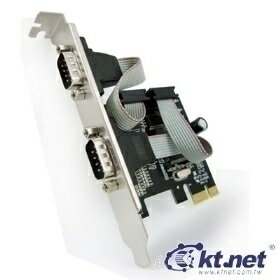 KTNET KTCAPIEMOS9922-2S PCI-E 9公*2埠 9922 擴充卡-富廉網