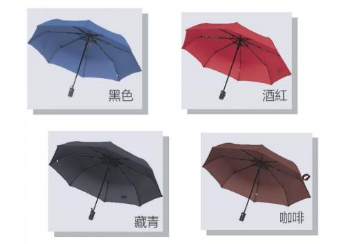 八骨 抗UV遮陽傘 黑膠傘 自動摺疊傘 自動傘 摺疊傘 晴雨傘 陽傘 雨傘 折傘 防曬傘 ( 顏色隨機出貨)