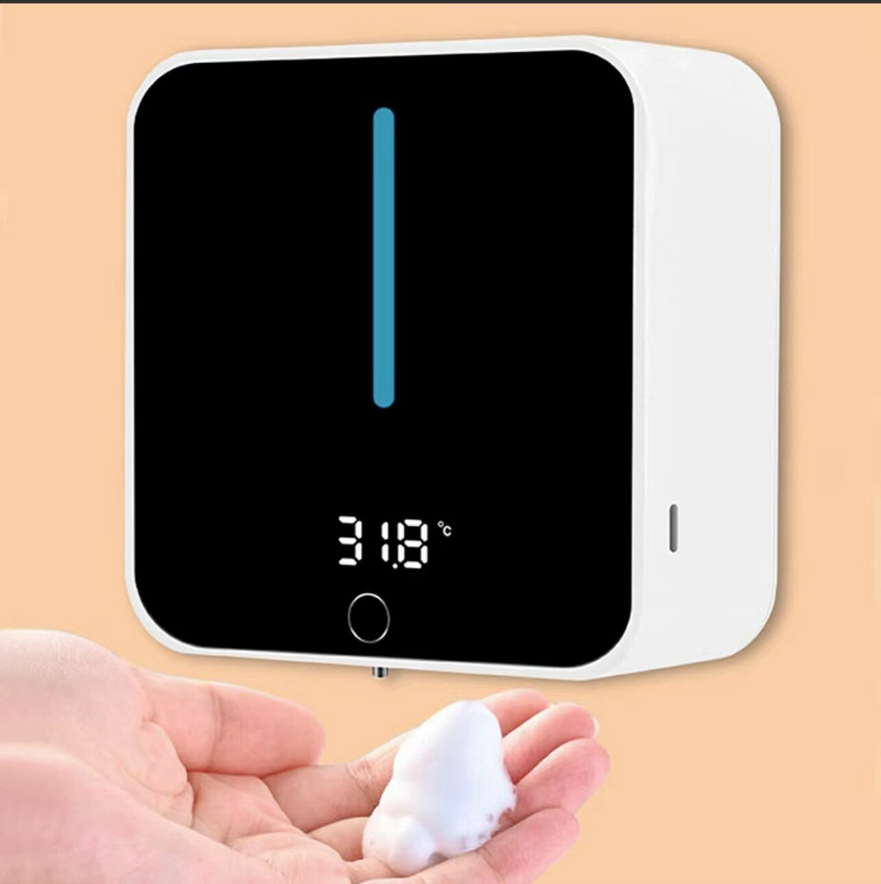 自動感應泡沫洗手機家用酒精噴霧消毒機酒店壁掛式凝膠皂液器