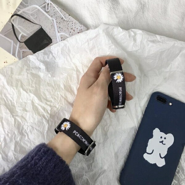 2條裝 手錬手帶小雛菊表白男女手環百搭閨蜜情侶時尚