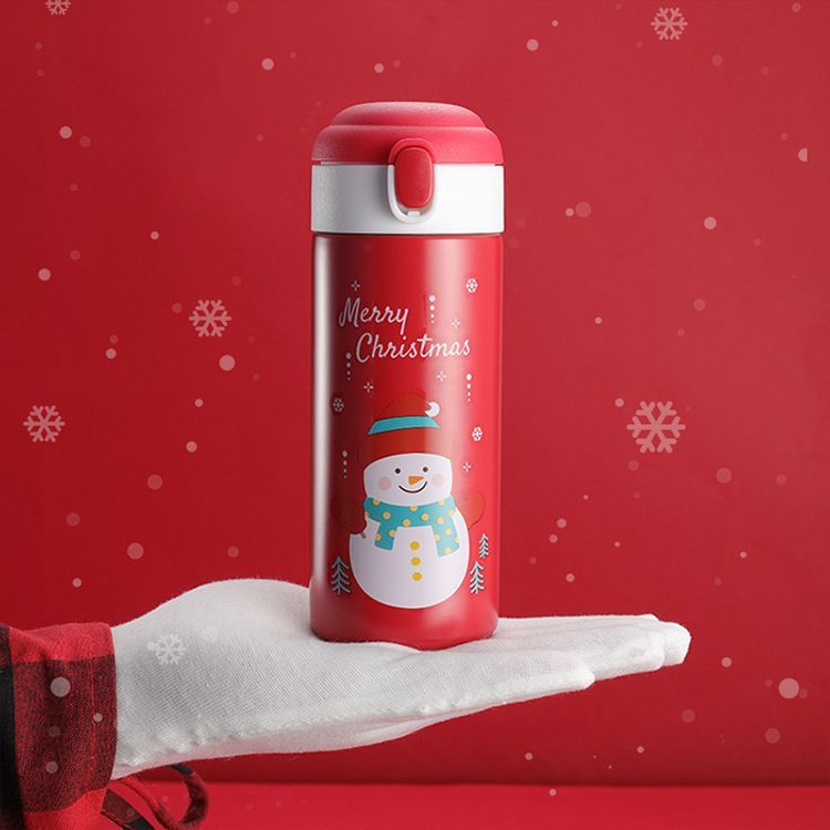 圣誕節禮物水杯2023新款耐高溫防摔高顏值學生保溫杯家用創意禮品