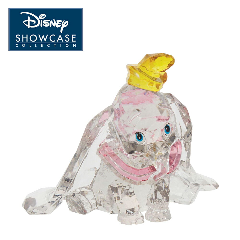 【正版授權】Enesco 小飛象 透明塑像 公仔 精品雕塑 Dumbo 迪士尼 Disney - 305650