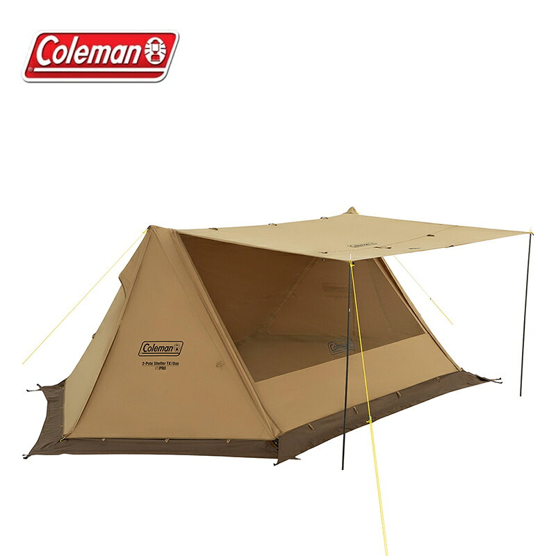【新品特價】Coleman CM-91010 TX DUO 雙營柱遮陽帳 土狼棕 科技棉 雙人帳 野餐帳 輕便帳 露營帳篷 休閒帳 野營帳 帳棚