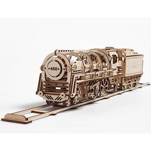 Ugears 自我推進模型 (Locomotive 蒸汽火車頭)