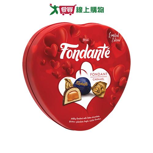 FONDANTE牛奶巧克力心型禮盒300G【愛買】