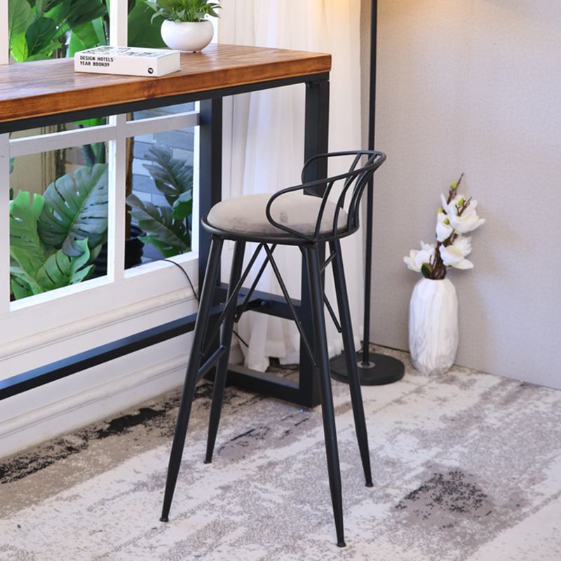 吧臺椅現代簡約家用北歐鐵藝高腳凳時尚創意個性金色咖啡酒吧椅子