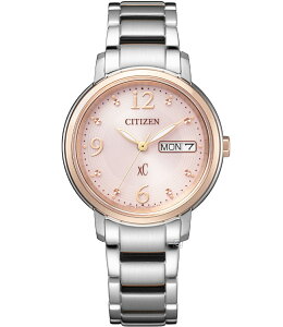 CITIZEN 星辰錶 xC系列 魅力綻放光動能女錶(EW2425-57W)-32mm-粉面全玫瑰金鋼帶【刷卡回饋 分期0利率】