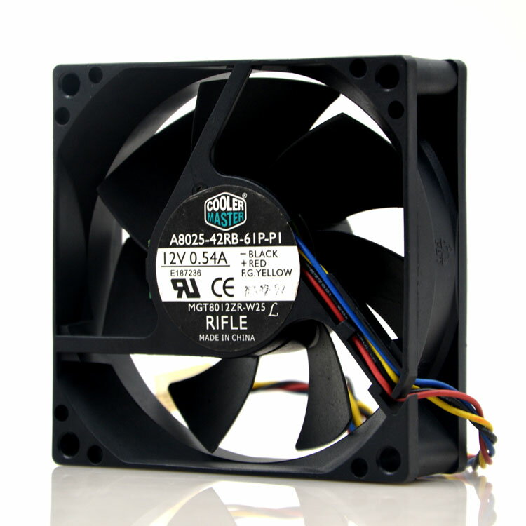 酷冷至尊 COOLER MASTER A8025-42RB-61P-P1 12V 0.54A 8CM 風扇