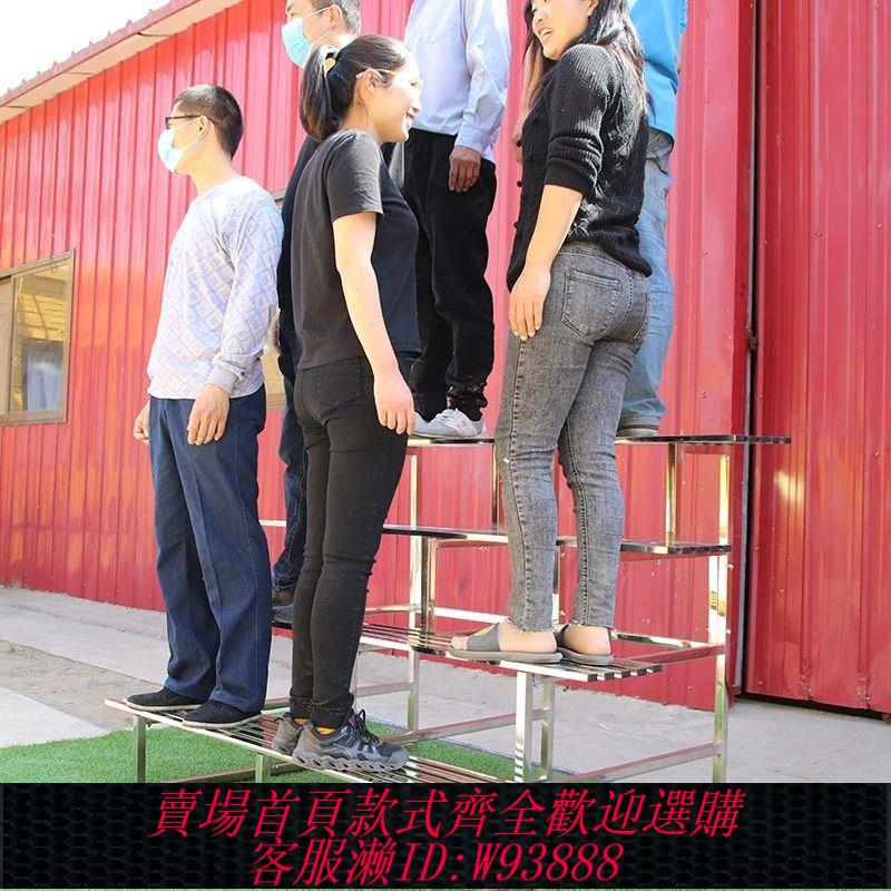 不鏽鋼花架 加厚室內外多功能不銹鋼防腐花架庭院陽臺非鐵藝多層階梯放花架子