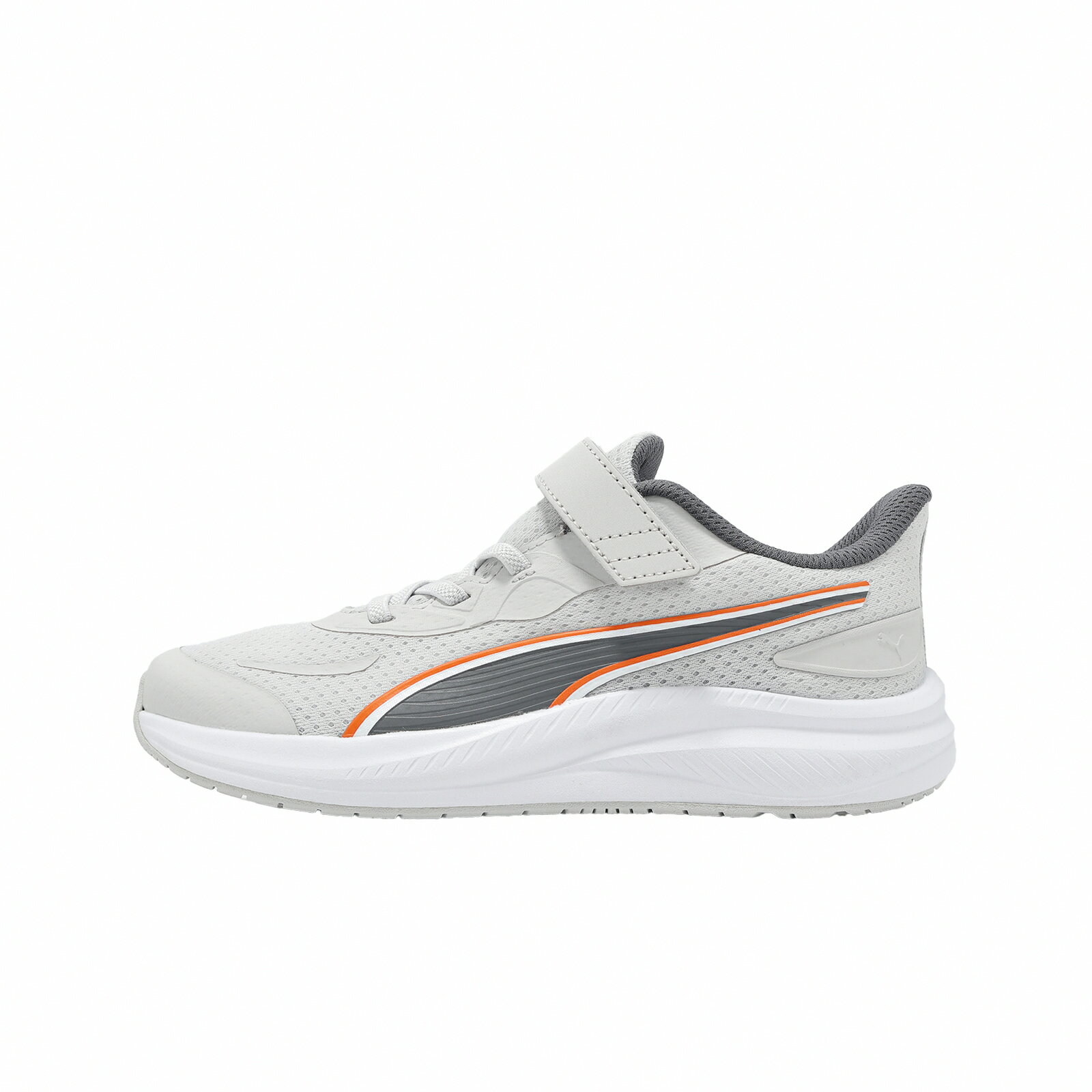 Puma 慢跑鞋 Skyrocket 2 AC+ PS 中童 小朋友 灰橘 魔鬼氈 運動鞋 312414-11