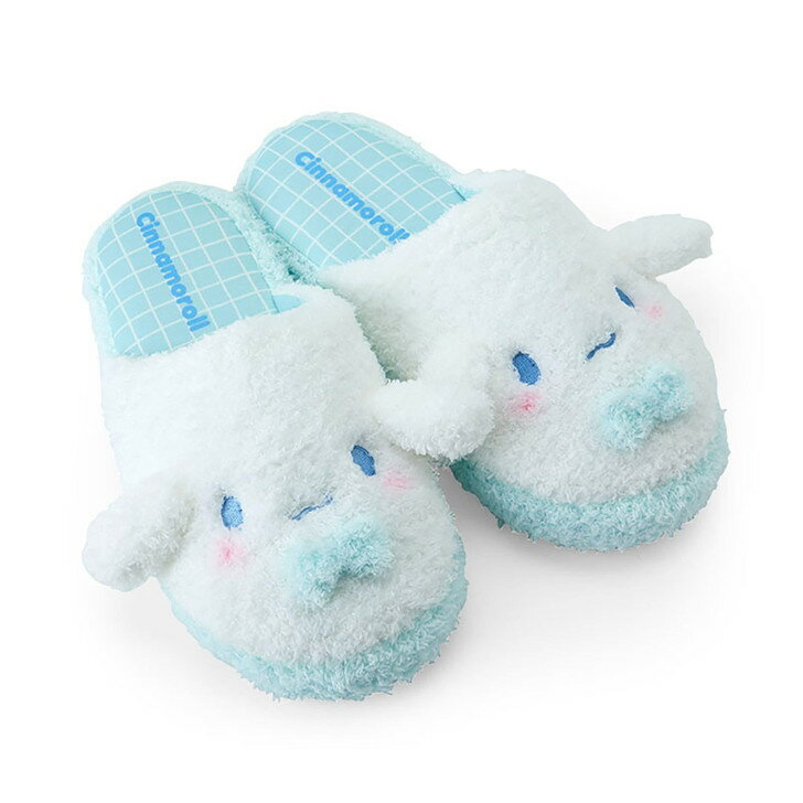 【震撼精品百貨】大耳狗 Cinnamoroll~日本Sanrio三麗鷗 大耳狗成人絨毛造型室內拖鞋25cm-大臉*28752