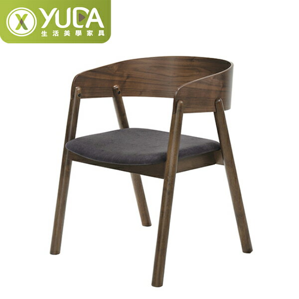 餐椅【YUDA】里斯 實木 布面 餐椅/休閒椅/書桌椅 J23S 511-2
