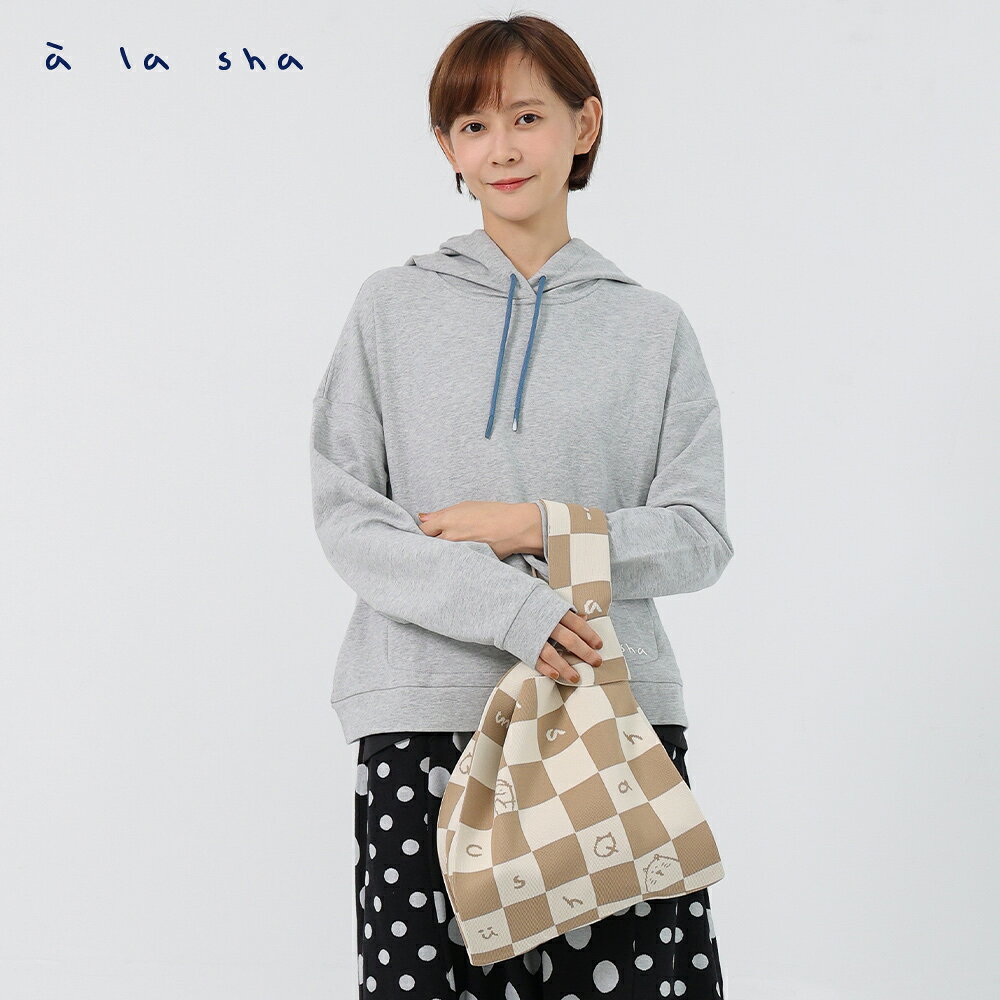a la sha Logo針織包 2